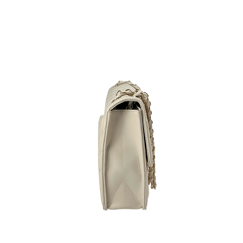 Shoulder Bag Chicago style embroidery PU Leather Chain Handle slim style Shoulder bag