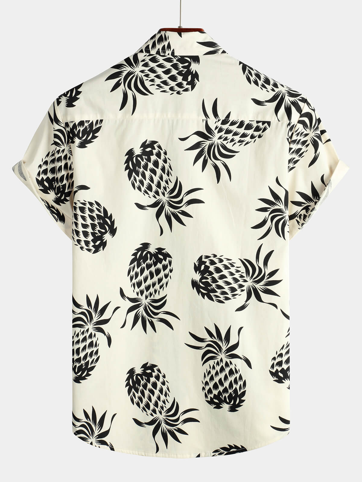 Pineapple Print  |   Summer Hawaiian Beach Short Sleeve Shirt