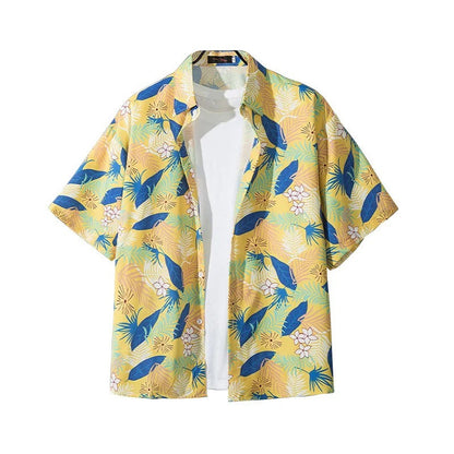 Palm Cove Beach | Short Sleeve Floral Print Shirt