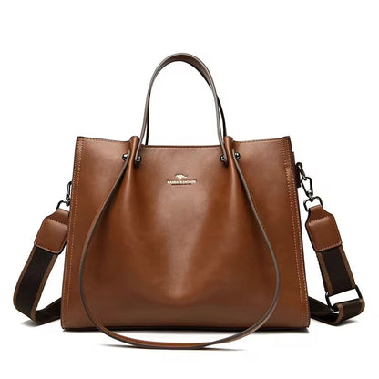 High Quality Large Capacity Vegan Leather Luxury Tote Bag