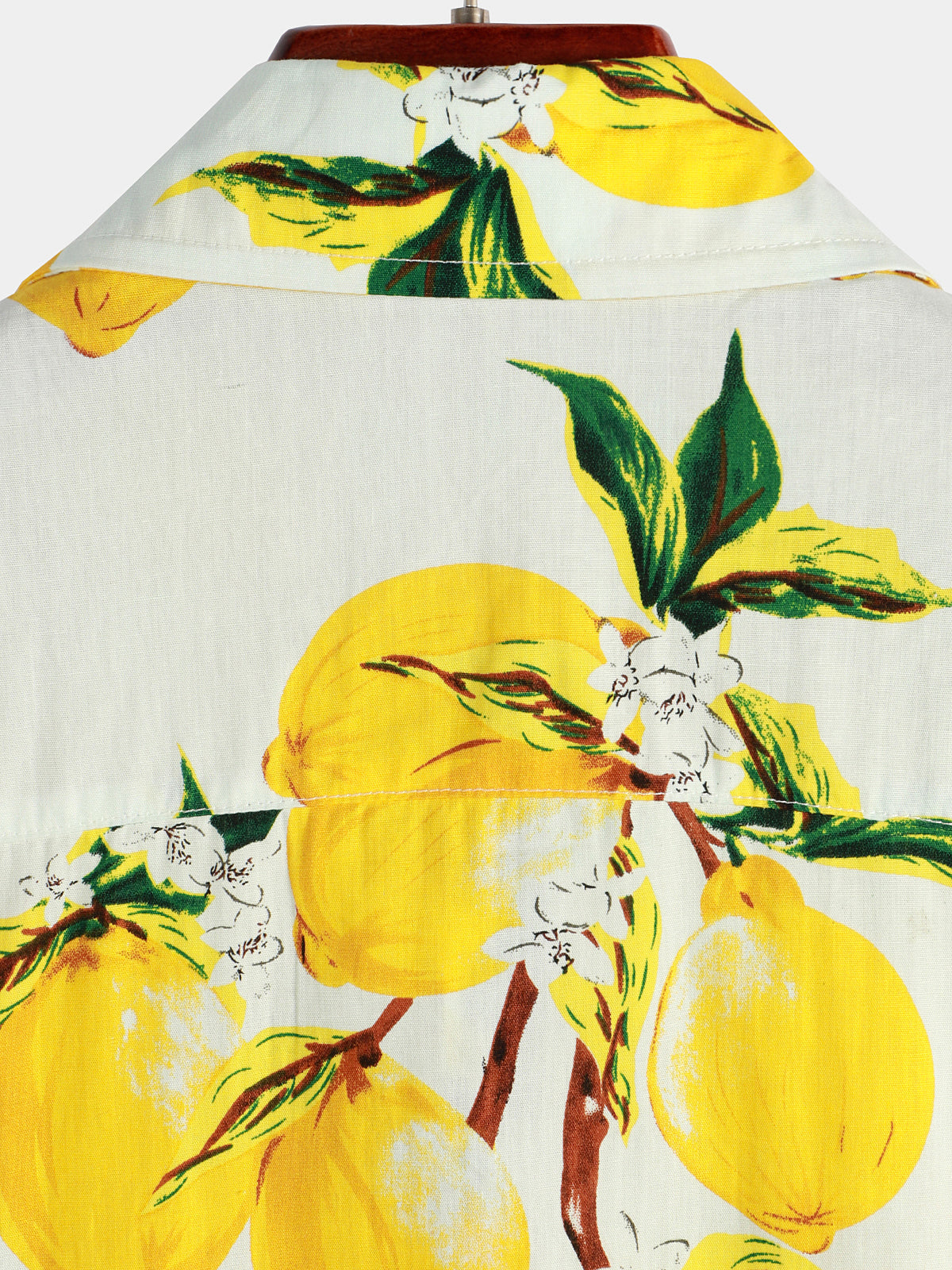 Lemon Print Short Sleeve | Beach Summer Hawaiian Shirt